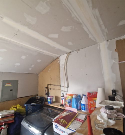 garage for rehab, distressed
