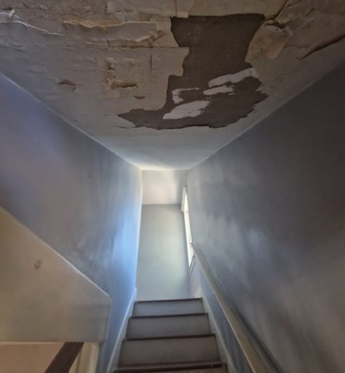 stairway needing rehabbing or renovation